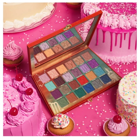 New in box Jeffree Star Scorpio Palette Eye shadow Jewel tones plum‎ tan brown - Picture 4 of 10